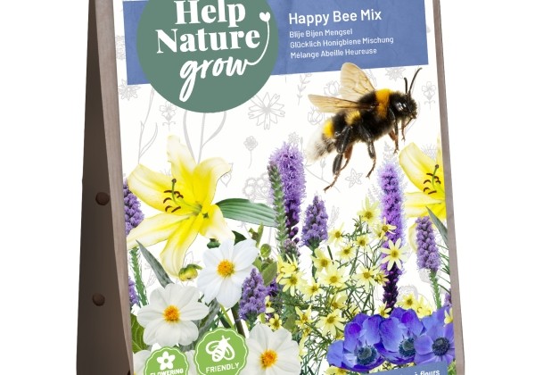 Sīpolpuķu maisījums Help Nature Grow - Happy Bee Mix (25 gab.)