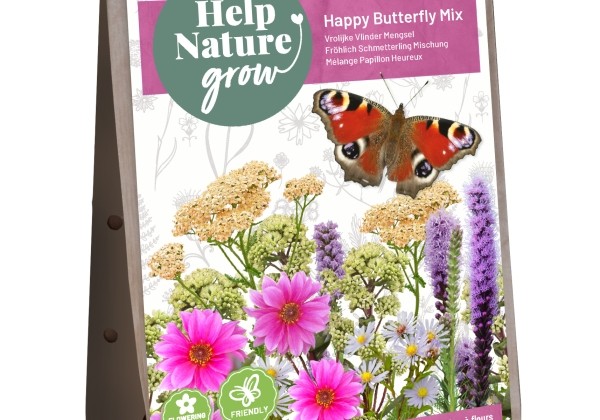 Sīpolpuķu maisījums Help Nature Grow - Happy Butterfly Mix (14 gab.)