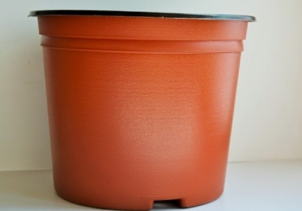 Puķu pods 23 cm C, brūns,