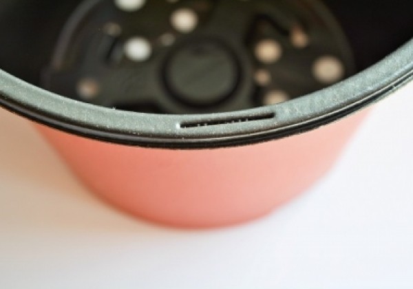 Puķu pods 23 cm C, brūns,