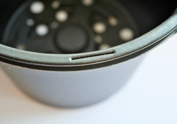 Puķu pods 23 cm C, melns