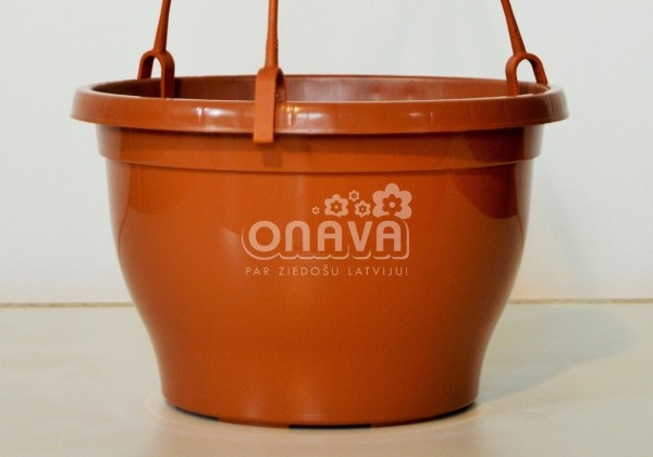 Iekarināmais pods Jacinta 23 cm, brūns (palete)