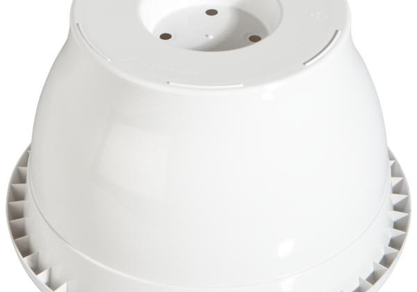 Iekarināmais pods Jacinta 30 cm, balts