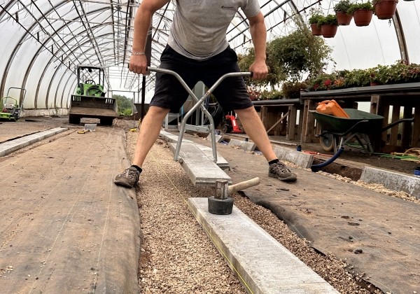 Bīdāmie, pludināmie siltumnīcu galdi 5,0 × 1,80m