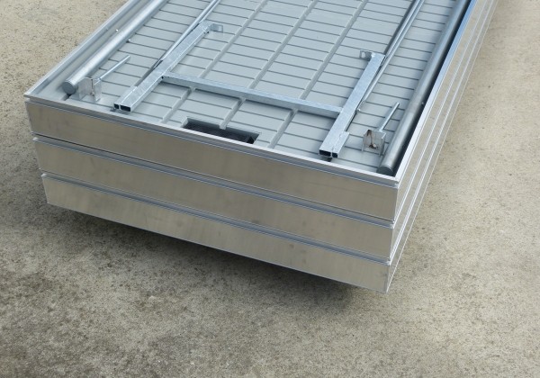 Saliekamie pludināmie siltumnīcu galdi 5,0 × 1,80m