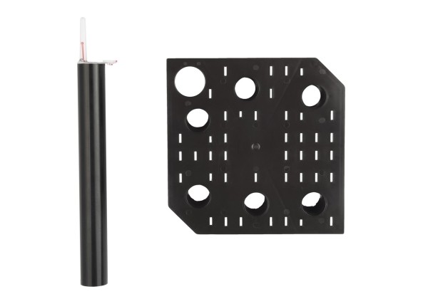 Dekoratīvais pods Elise 30 cm, pelēkbrūns
