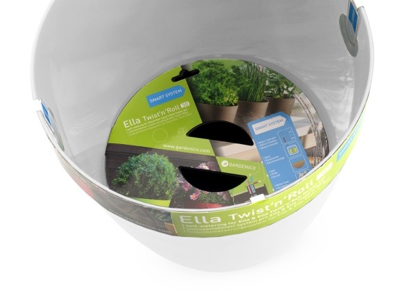 Dekoratīvais pods Ella 30 cm, balts