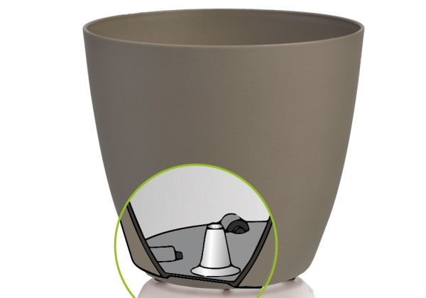 Dekoratīvais pods Ella 30 cm, pelēkbrūns