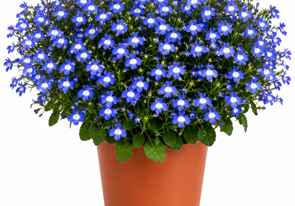 Lobelia erinus Blue Boys Arctic Eye