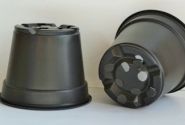 Puķu pods 10 cm, melns