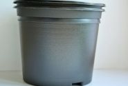 Puķu pods 23 cm C, melns