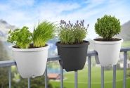 Balkonpods Balconia 30 cm, pelēks